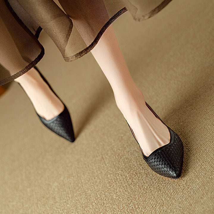 Kelra Genuine Leather Heels