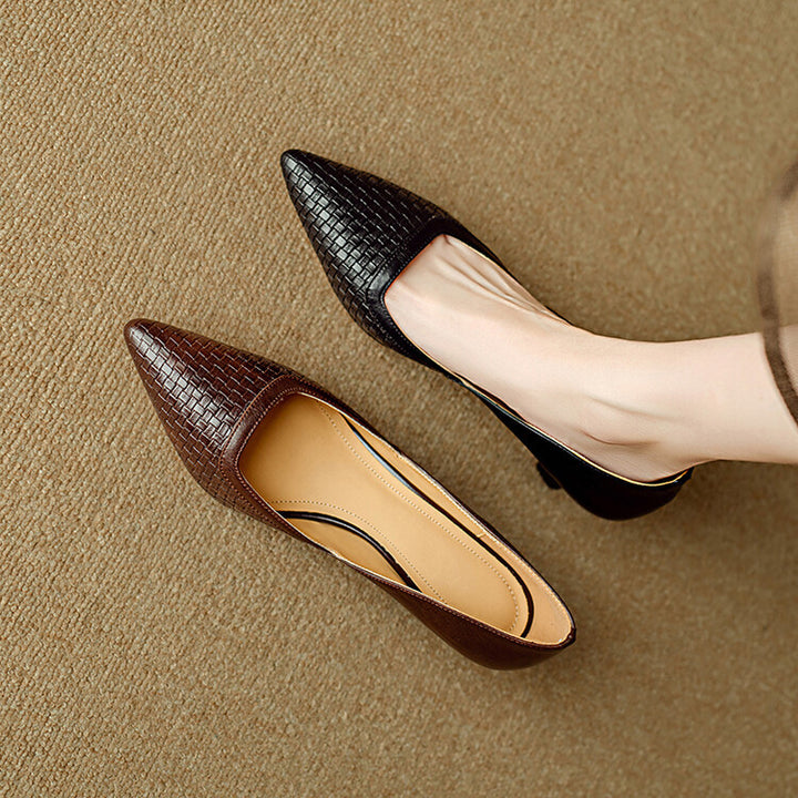 Kelra Genuine Leather Heels