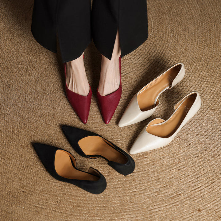 Avella Genuine Leather Heels