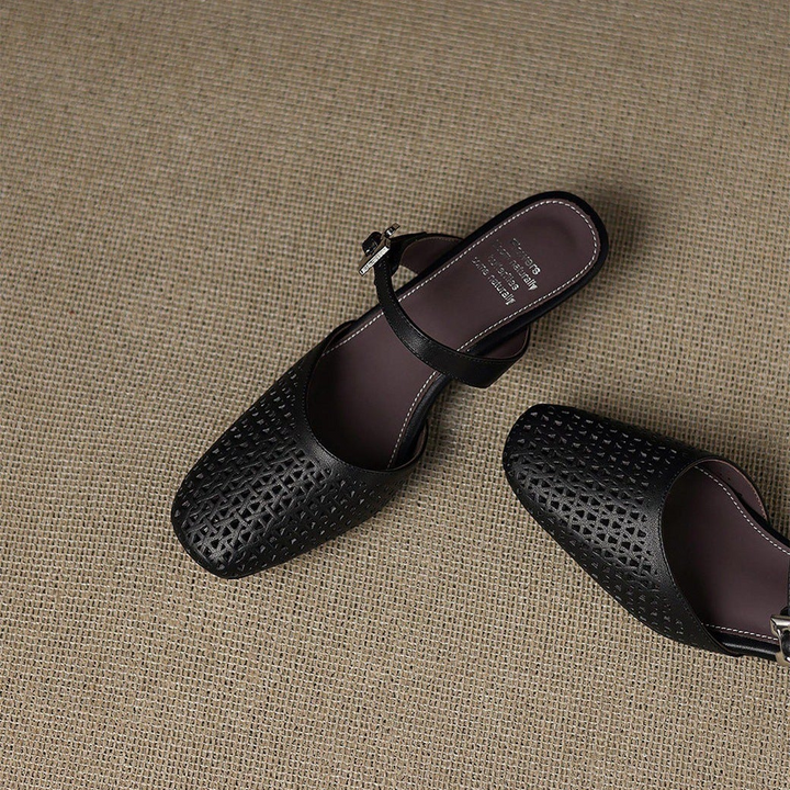 Nilda Genuine Leather Mules