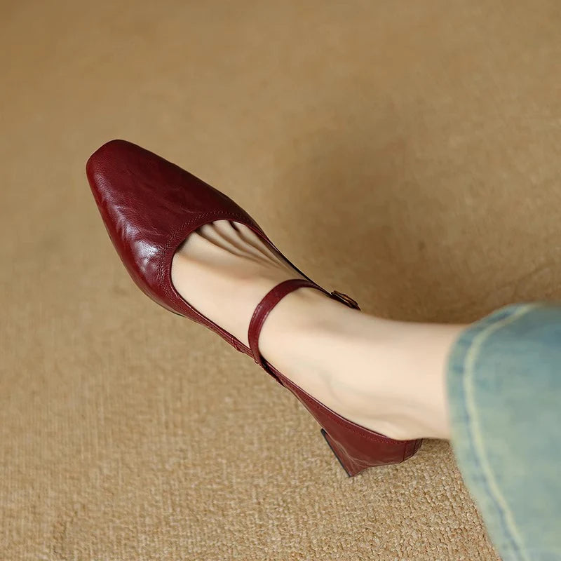 Bella Genuine Leather Heels