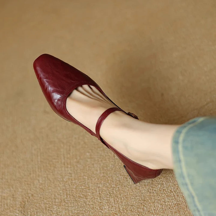 Bella Genuine Leather Heels