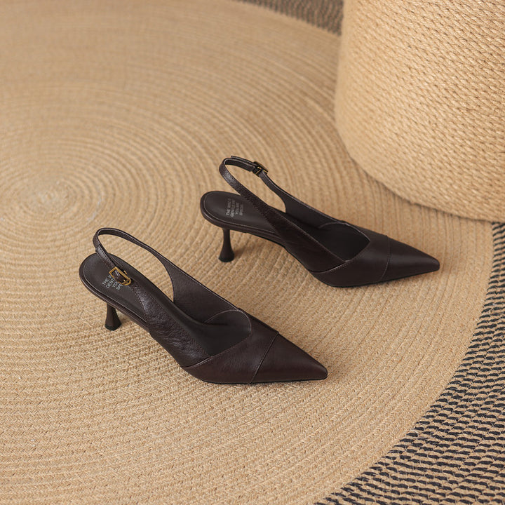 Myla Genuine Leather Heels