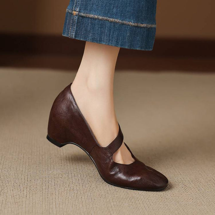 Givry Genuine Leather Heels