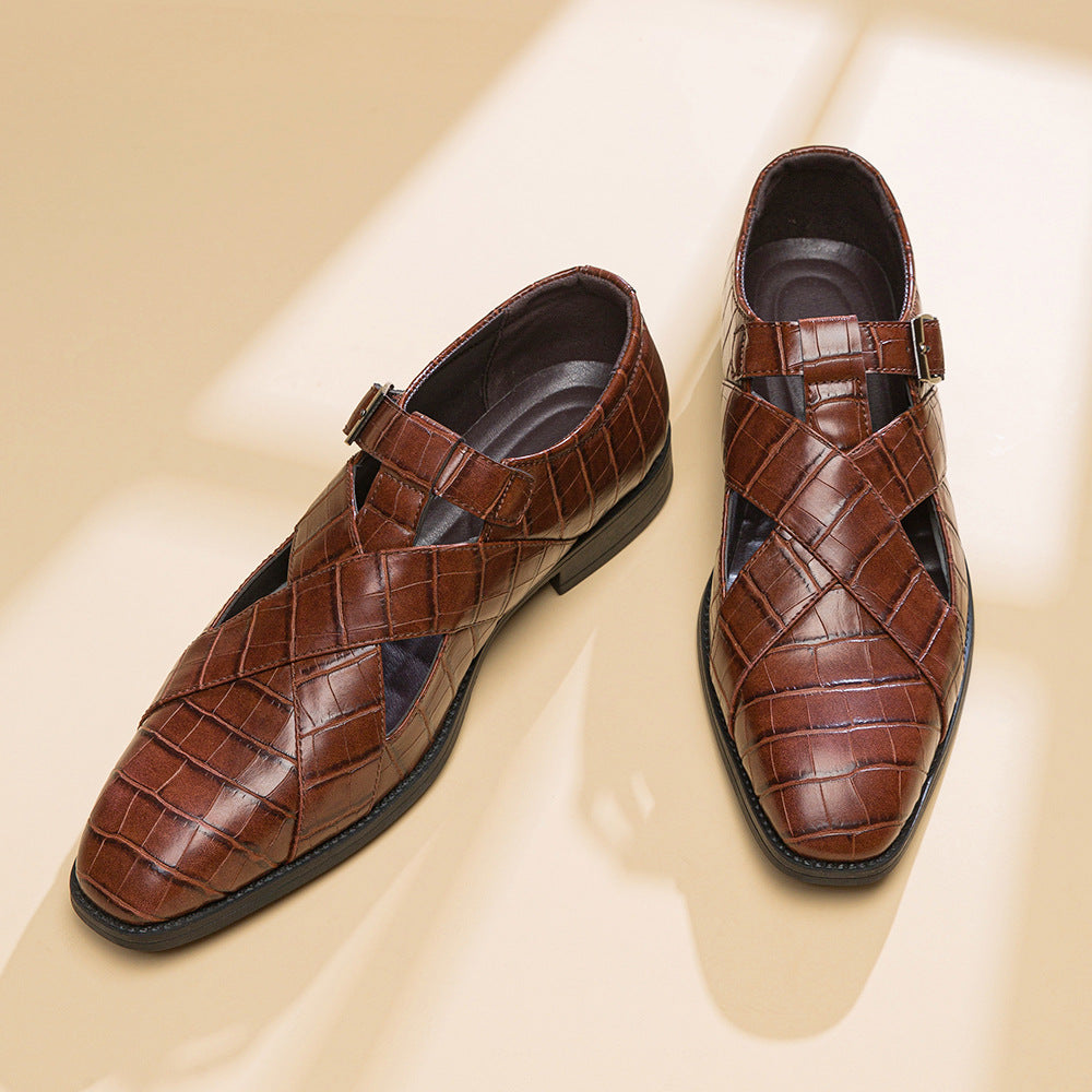 Brezo Leather Sandals