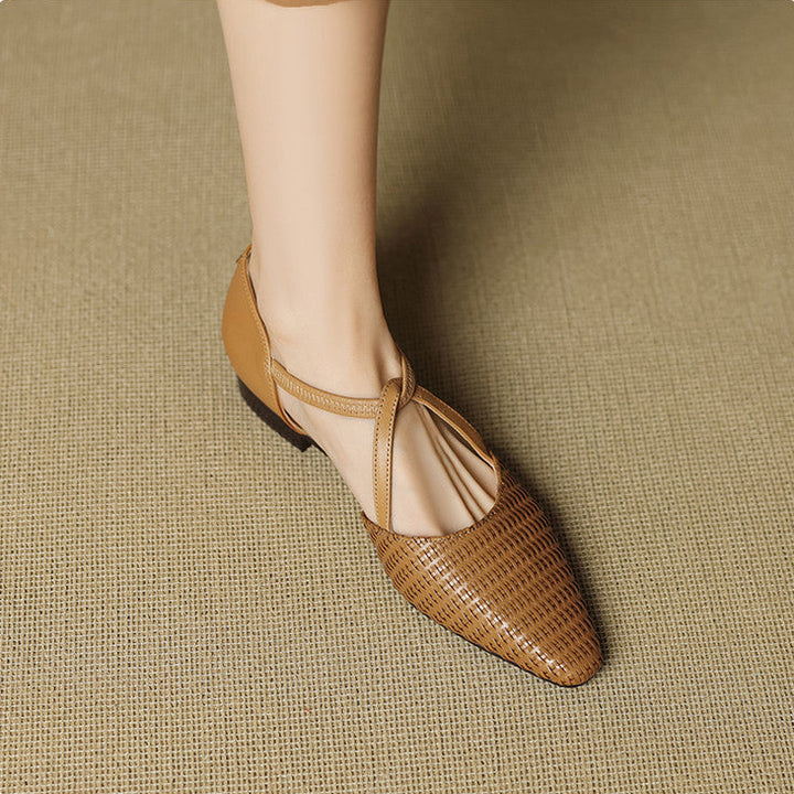 Dona Genuine Leather Heels