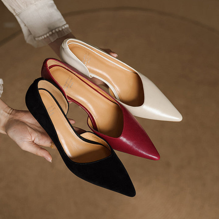 Avella Genuine Leather Heels