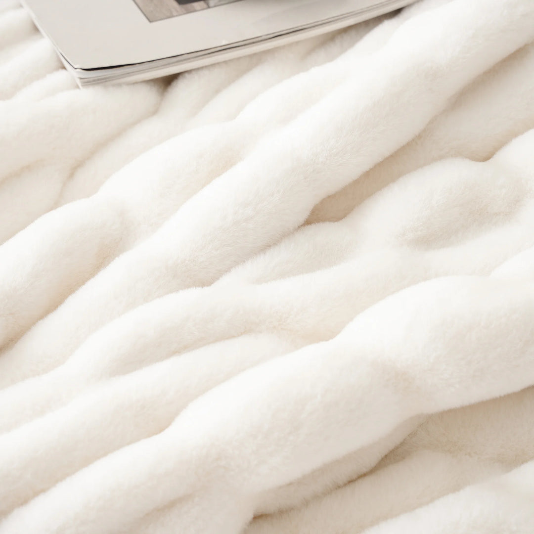 Faux Fur Throw Blanket
