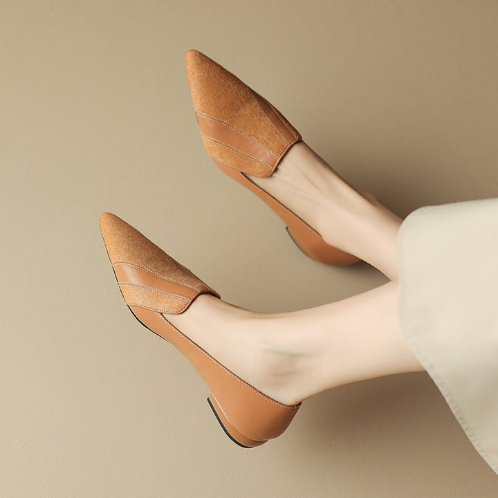 Kiara Genuine Leather Flats