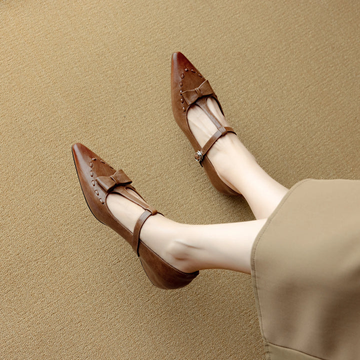 Darlyn Genuine Leather Pumps