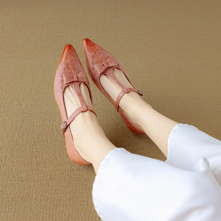 Darlyn Genuine Leather Pumps