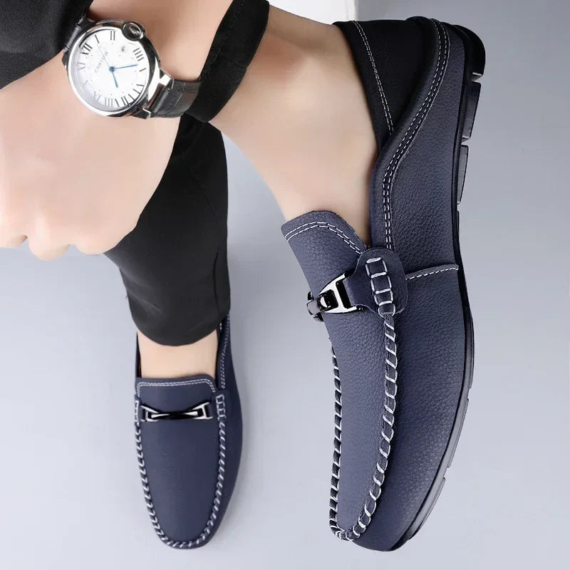 Trevan Genuine Leather Loafers