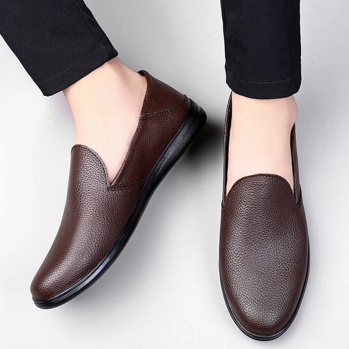 Basik Genuine Leather Loafers