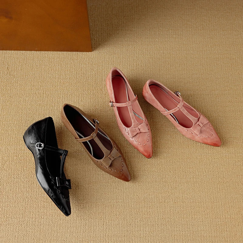 Darlyn Genuine Leather Pumps