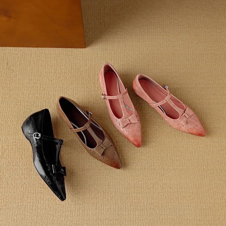 Darlyn Genuine Leather Pumps