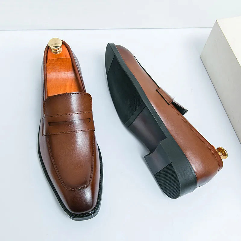 Boran Leather Loafers