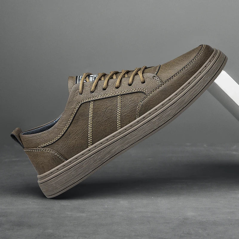 Peyton Genuine Leather Sneakers