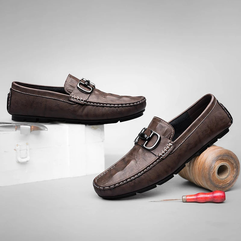 Dorio Genuine Leather Loafers