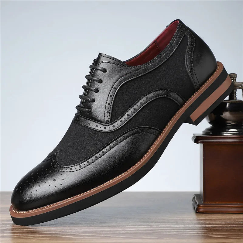 Corec Genuine Leather Oxfords