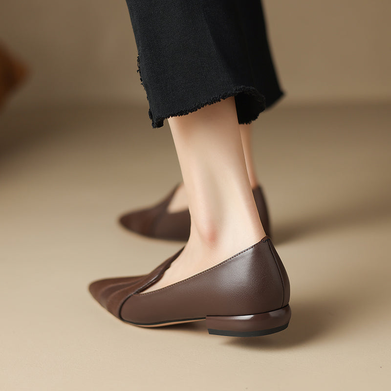 Kiara Genuine Leather Flats