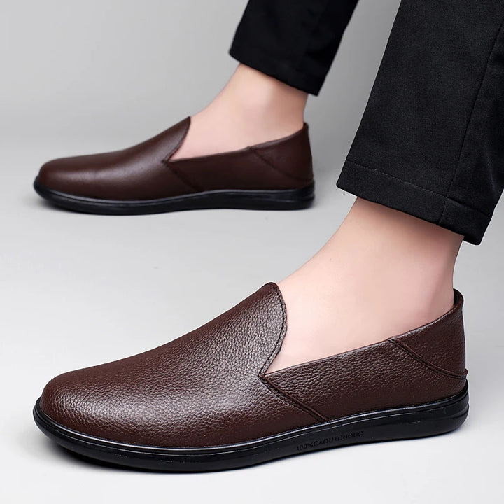 Basik Genuine Leather Loafers