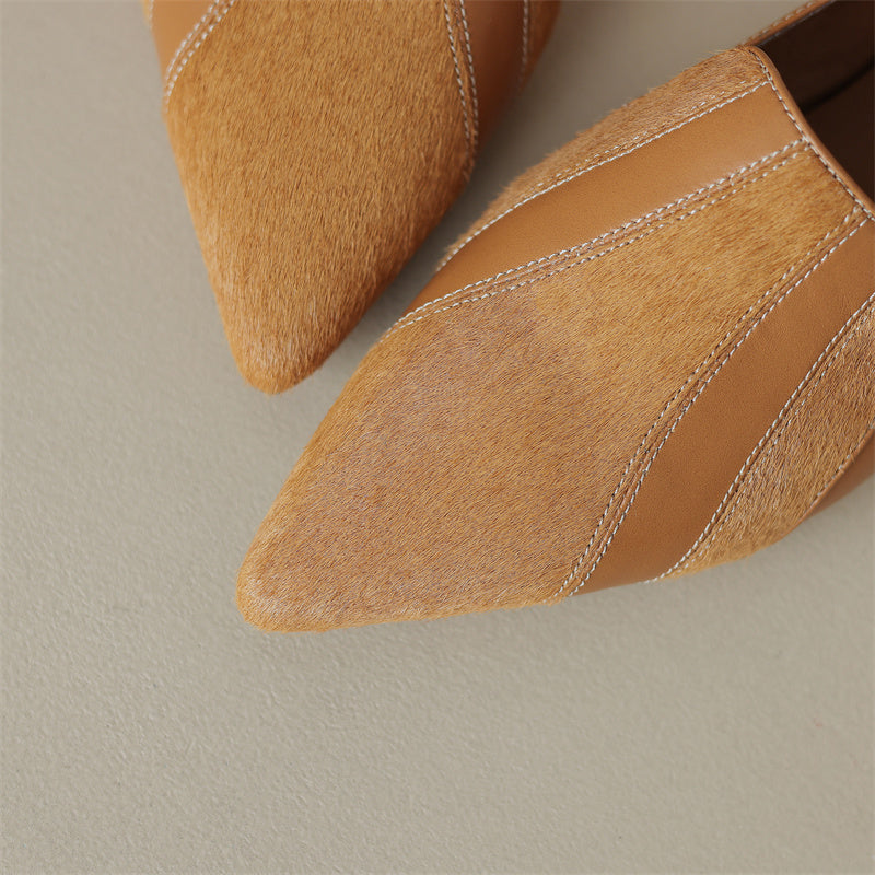 Kiara Genuine Leather Flats