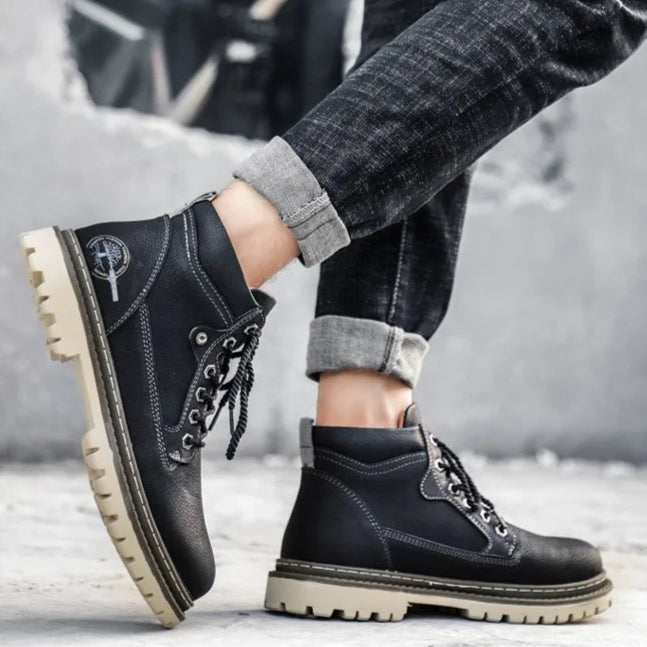 Rudo Genuine Leather Boots