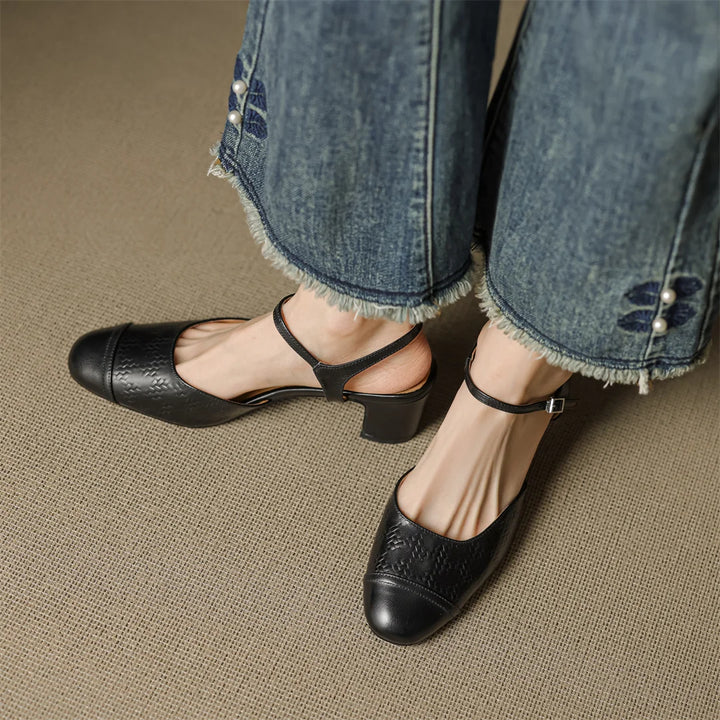 Neiro Genuine Leather Pumps