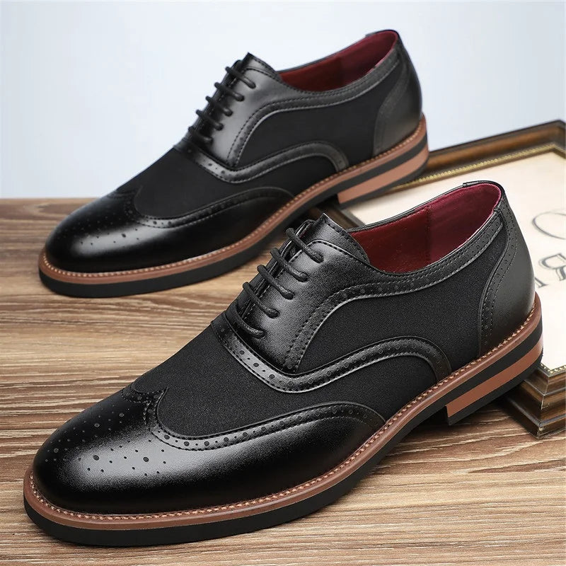 Corec Genuine Leather Oxfords