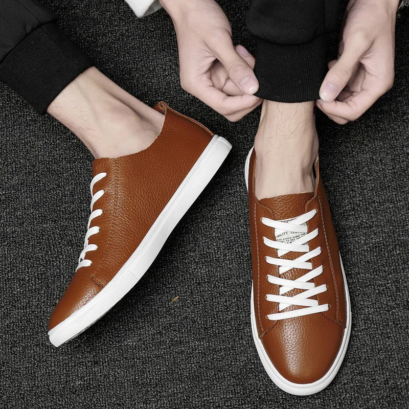 Demar Genuine Leather Sneakers
