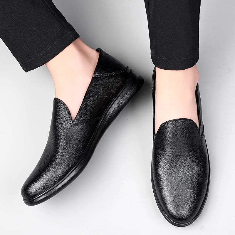 Basik Genuine Leather Loafers