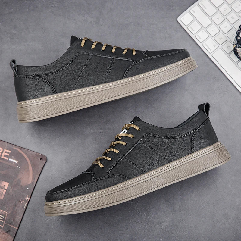 Peyton Genuine Leather Sneakers