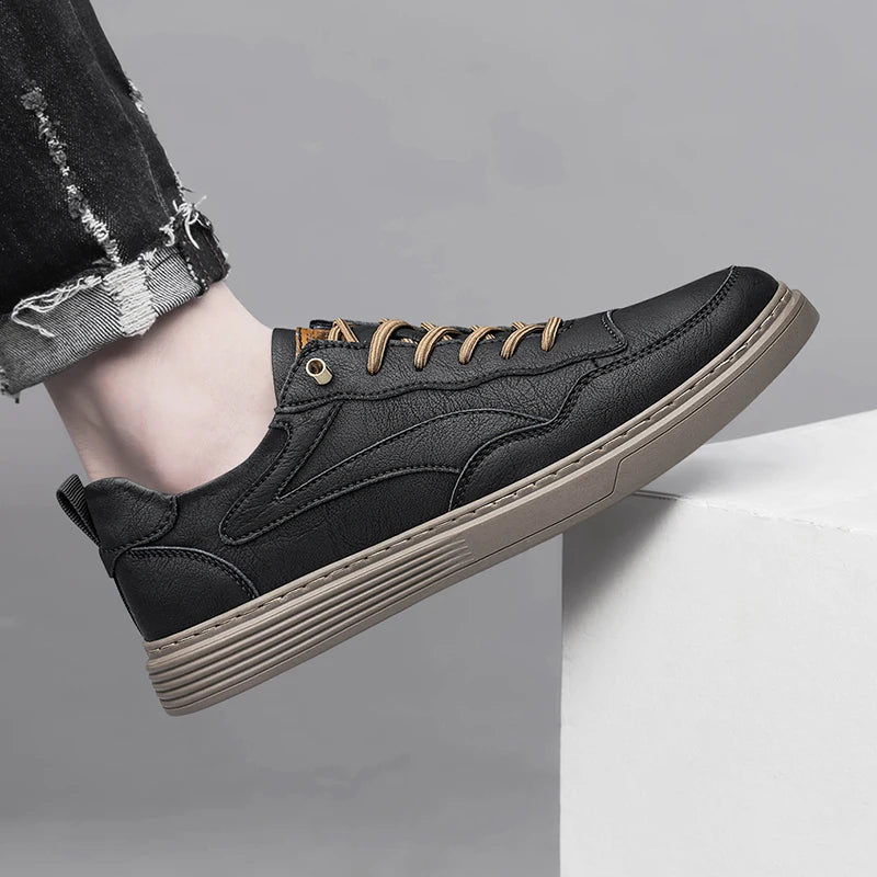 Roux Genuine Leather Sneakers