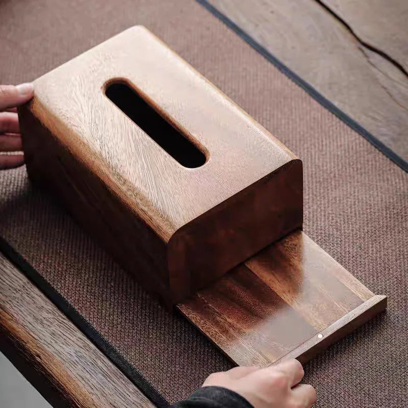Wooden Tissue Box Holder