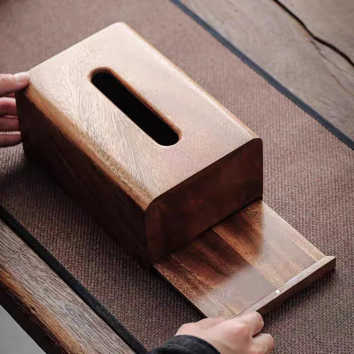 Wooden Tissue Box Holder