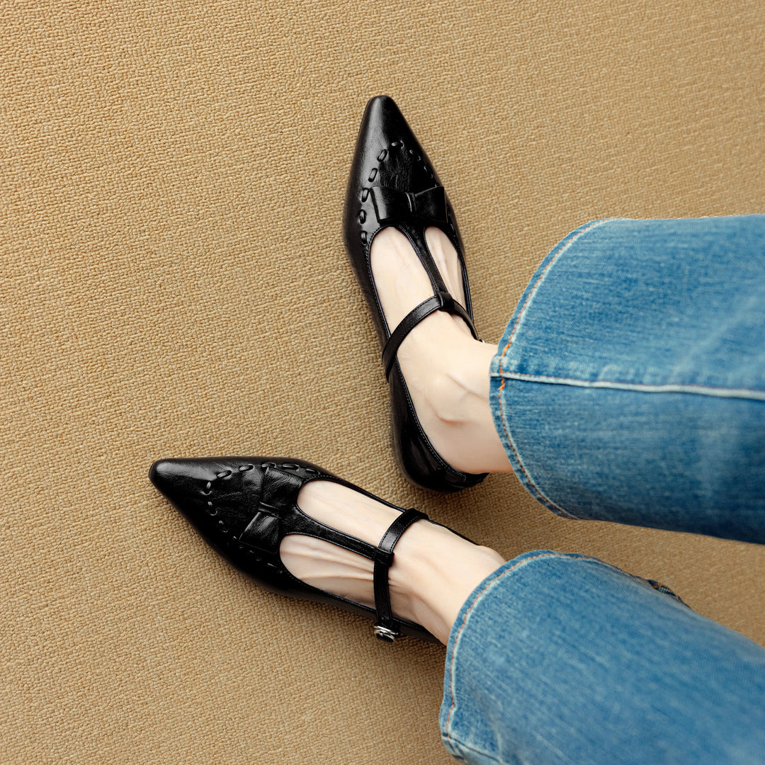 Darlyn Genuine Leather Pumps