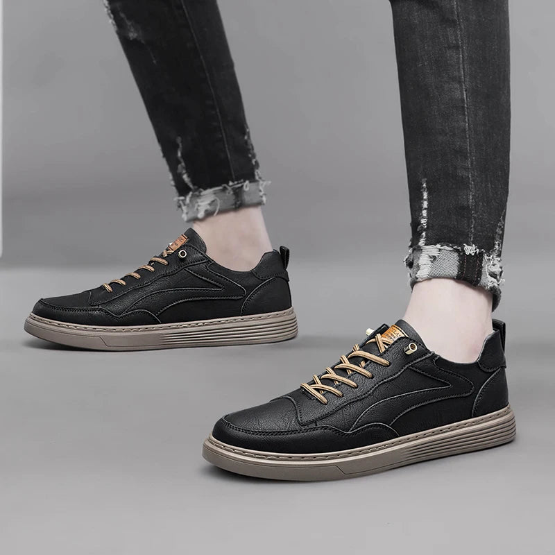 Roux Genuine Leather Sneakers