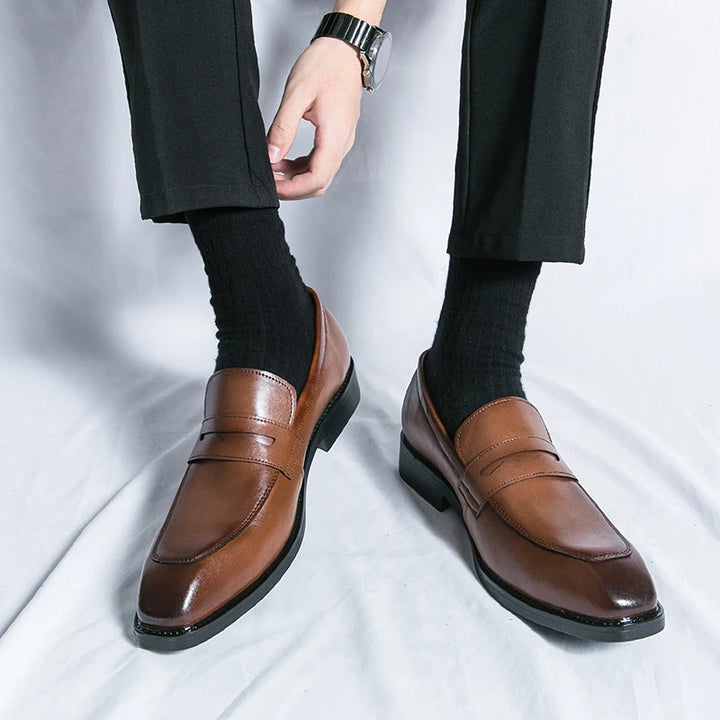 Boran Leather Loafers