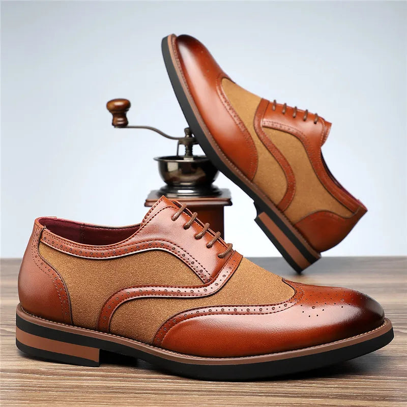Corec Genuine Leather Oxfords