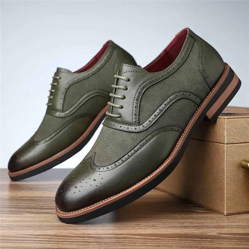 Corec Genuine Leather Oxfords