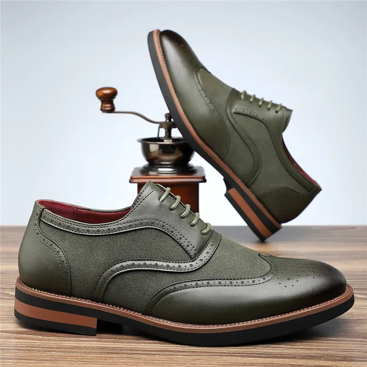 Corec Genuine Leather Oxfords