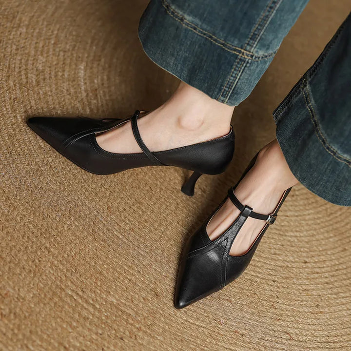 Beka Genuine Leather Heels