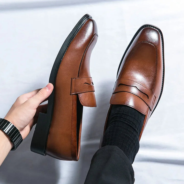 Boran Leather Loafers