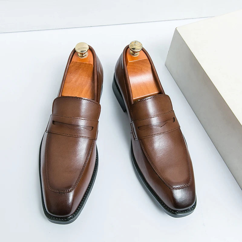 Boran Leather Loafers