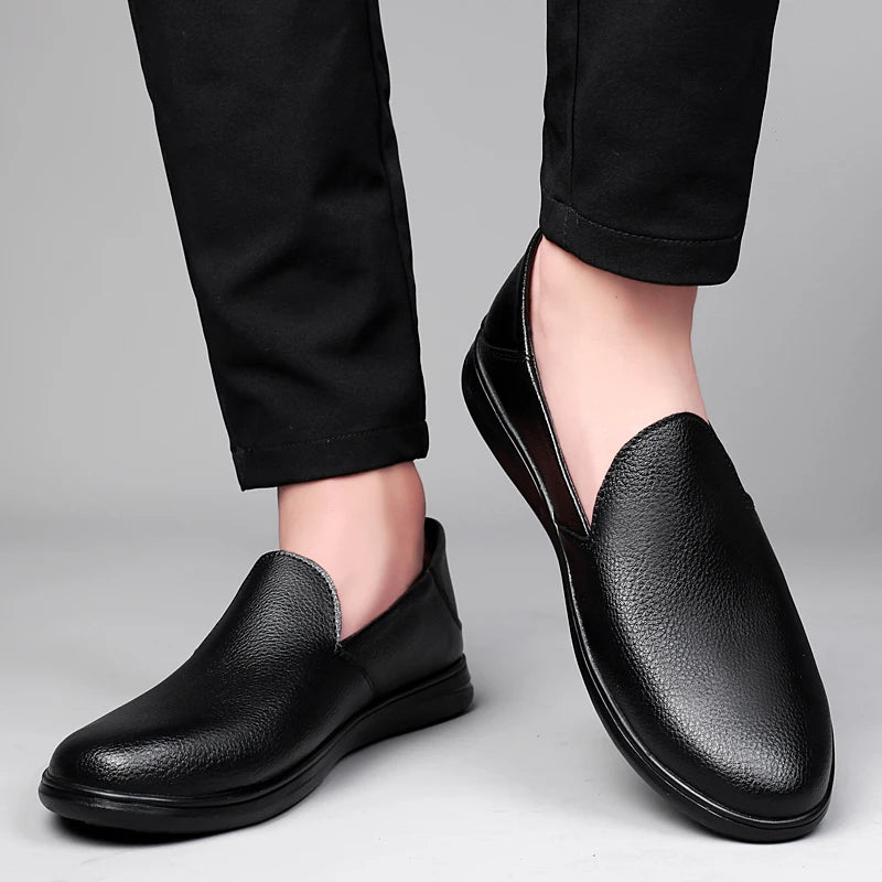 Basik Genuine Leather Loafers