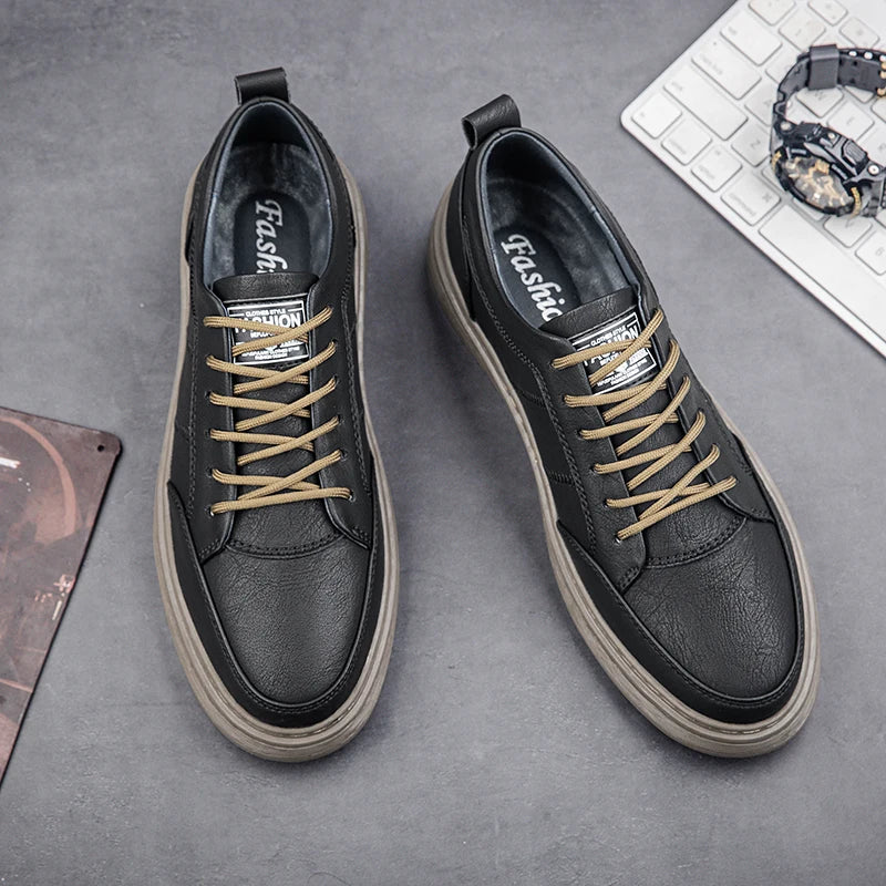 Peyton Genuine Leather Sneakers