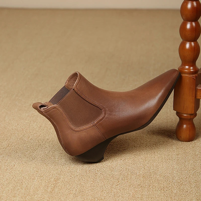 Enara Genuine Leather Boots