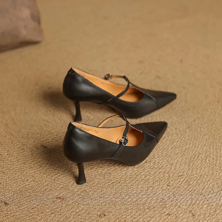 Beka Genuine Leather Heels
