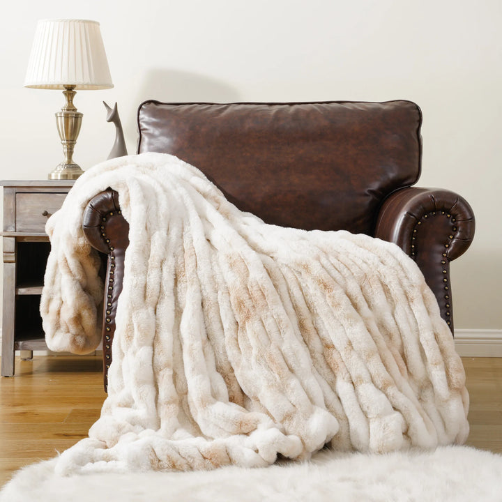 Faux Fur Throw Blanket