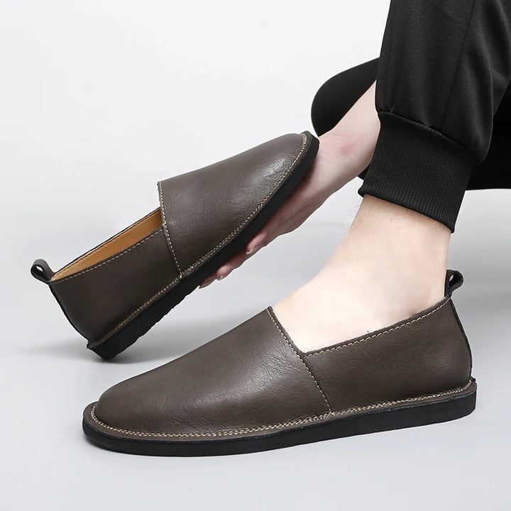 Gabre Genuine Leather Loafers